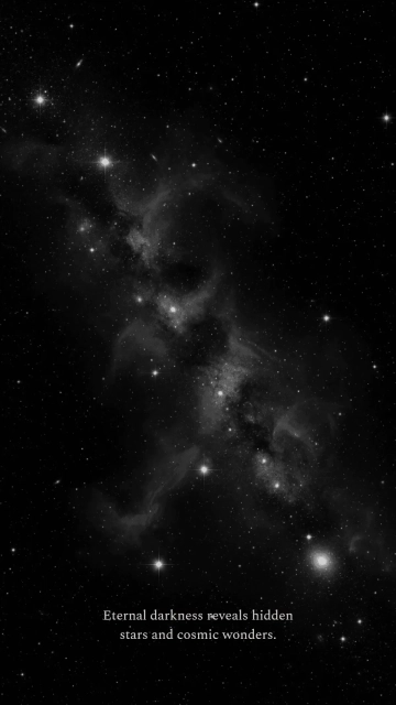 Free Black Outer Space Background Template to Edit Online