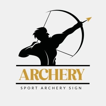 Free Sport Archery Sign Clip Art Template to Edit Online