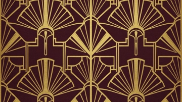 Free Gold Art Deco Background Template to Edit Online