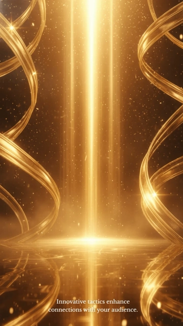 Free Marketing Gold Background Template to Edit Online