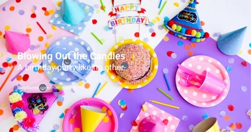 Free Birthday Party Blog Banner Template to Edit Online