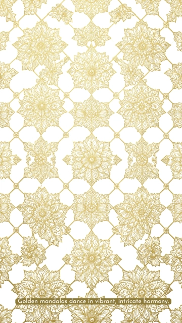 Free Gold Luxury Mandala Background Template to Edit Online