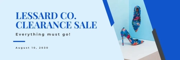 Free Clearance Sale Email Header Template to Edit Online