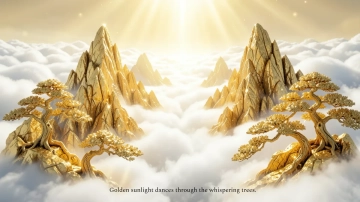 Free Gold Nature Background Template to Edit Online