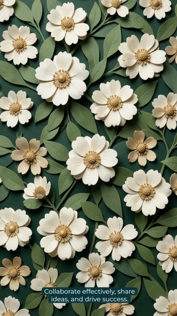 Free Floral Teams Background Template to Edit Online