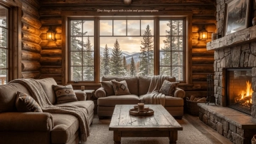 Free Cabin Teams Background Template to Edit Online