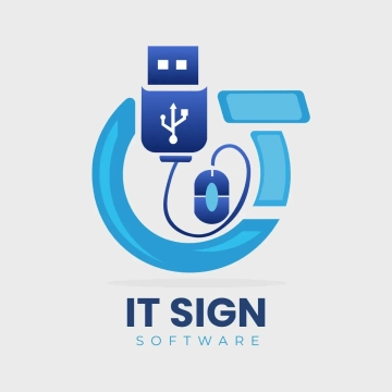 Free IT Sign Clip Art Template to Edit Online