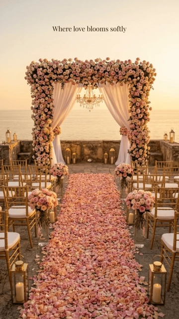 Free Wedding Flower Background Template to Edit Online