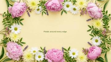 Free Flower Border Background Template to Edit Online