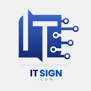 Free IT Icon Sign Clip Art Template to Edit Online