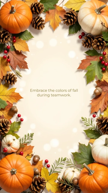 Free Fall Season Teams Background Template to Edit Online