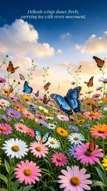 Free Butterflies Mobile Background Template to Edit Online