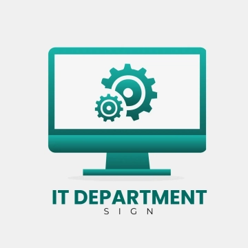 Free IT Department Sign Clip Art Template to Edit Online