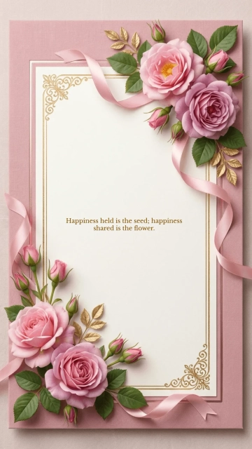 Free Floral Gold Background Template to Edit Online