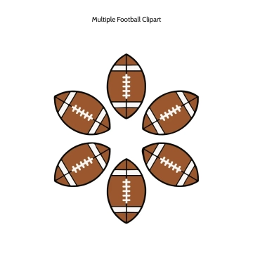 Free Multiple Football Vector Clipart (PNG, SVG) to Edit Online