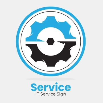 Free IT Service Sign Clip Art Template to Edit Online