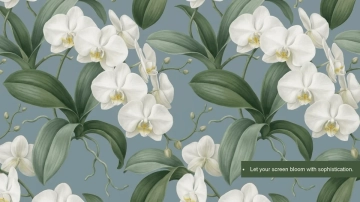 Free Orchid Flower Background Template to Edit Online