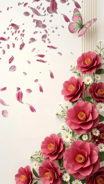 Free Animated Flower Background Template to Edit Online