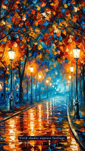 Free Art Mobile Background Template to Edit Online