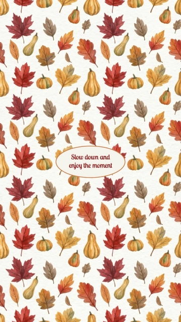 Free Fall Season Mobile Background Template to Edit Online