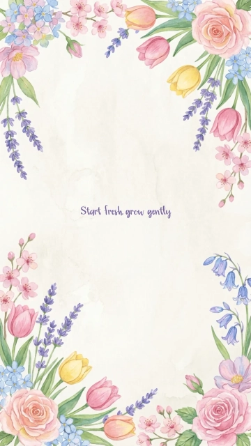 Free Spring Mobile Background Template to Edit Online