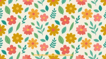 Free Colorful Flower Background Template to Edit Online