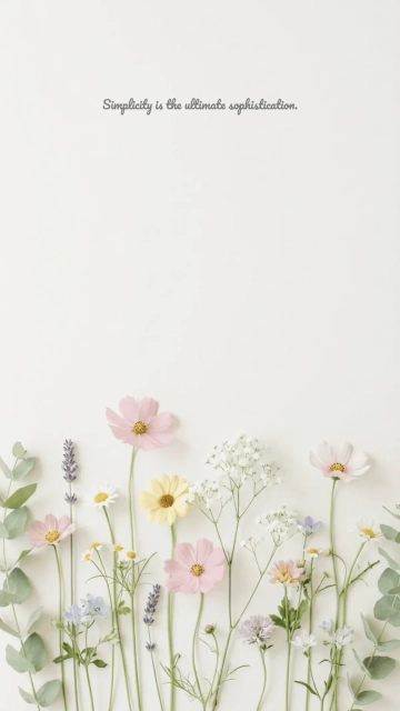 Free Minimalist Flower Background Template to Edit Online