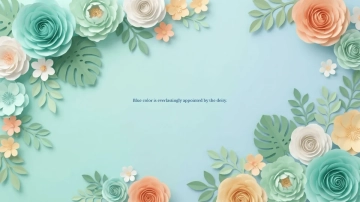 Free Blue Flower Background Template to Edit Online