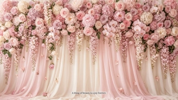 Free Flower Photo Backdrop Background Template to Edit Online