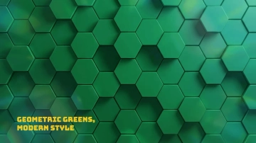 Free Green Honeycomb Pattern Background Template to Edit Online