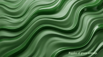 Green Wave Ripple Texture Background Template