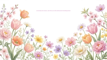 Free Landscape Flower Background Template to Edit Online