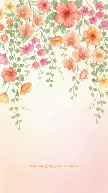 Free Flower Vine Background Template to Edit Online