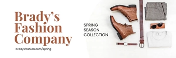 Free Fashion Email Header Template to Edit Online