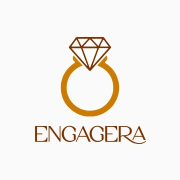 Free Engagement Ring Logo to Edit Online