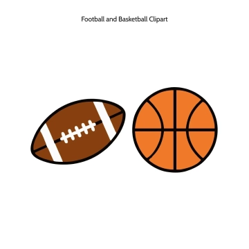 Free Football and Basketball Vector Clipart (PNG, SVG) to Edit Online
