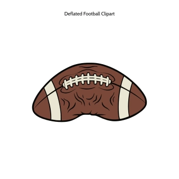 Free Deflated Football Vector Clipart (PNG, SVG) to Edit Online