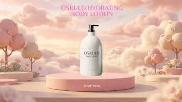 Free Pastel Beautiful Lotion Background Template to Edit Online