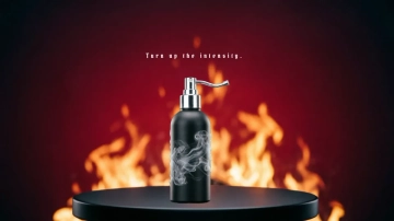 Free Fire Red Background Template to Edit Online