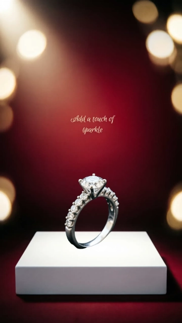 Free Light Bokeh Red Background Template to Edit Online