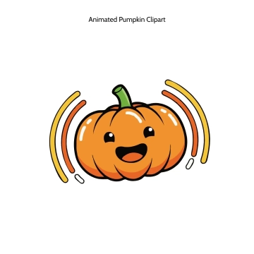 Free Animated Pumpkin Vector Clipart (PNG, SVG) to Edit Online