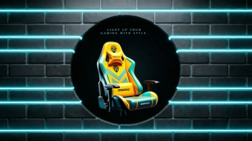 Free LED Strip On Bricks Gaming Room Background Template to Edit Online