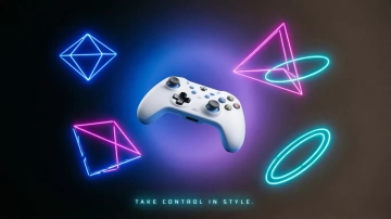 Free Abstract Gaming Controller Background Template to Edit Online