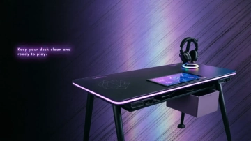 Free Minimalist Gaming Desk Background Template to Edit Online