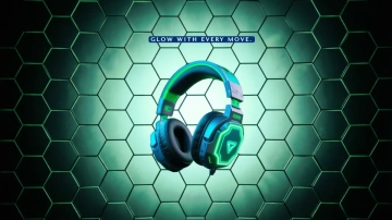 Free Gradient Neon Gaming Background Template to Edit Online