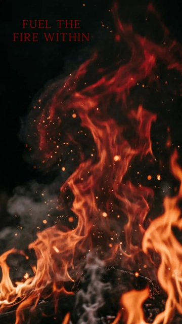 Free Black Fire Background Template to Edit Online