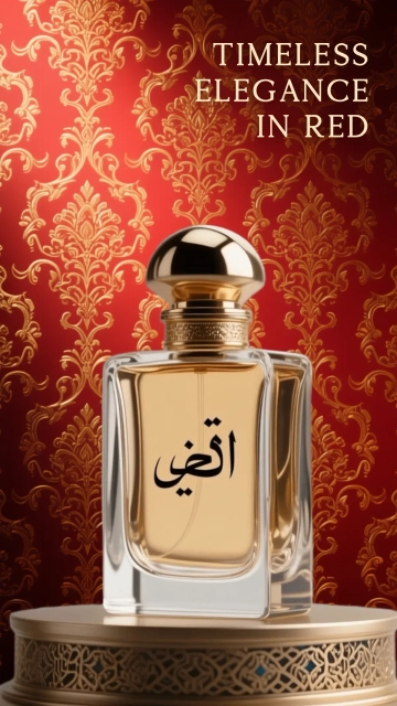 Free Red Arabesque Background Template to Edit Online