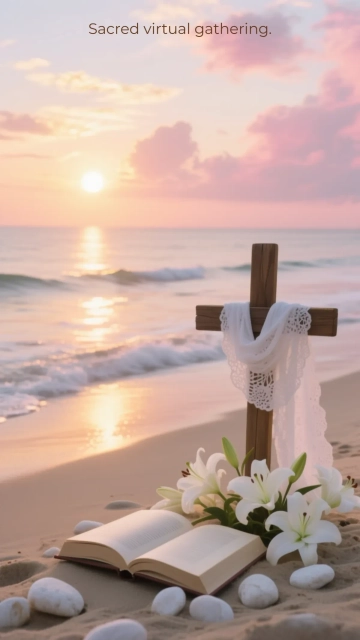 Free Religious Zoom Background Template to Edit Online