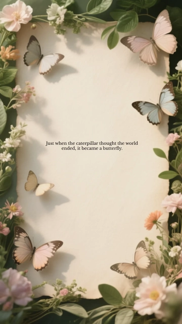 Free Vintage Butterfly Iphone Background Template to Edit Online
