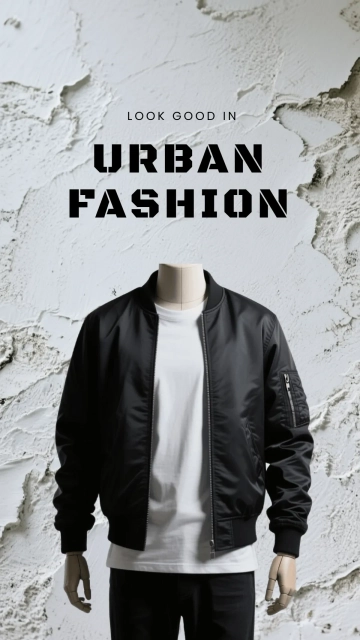 Free Urban Outfit Fashion Background Template to Edit Online